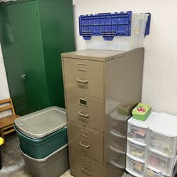 Two File Cabinets 