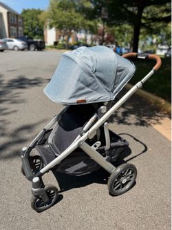 Uppababy Vista V2 Stroller Blue Melange/Gregory