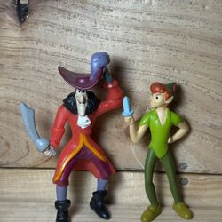 Vtg McDonald's Disney Peter Pan Hook Return to Neverland Cake Topper #scrappy