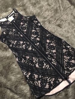 Black nude Lace Dress 👗