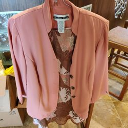 DANA KAY PEACH JACKET/SKIRT