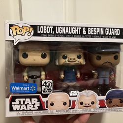 Collectible Star Wars Funko Pop Bobble Head Set New In Box Mint