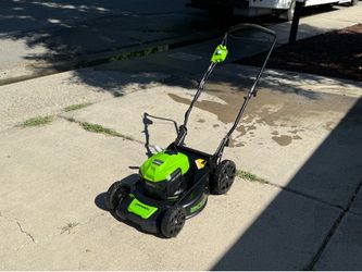 Greenworks 40V 20” Brushless Lawn Mower LMF413 – Tool Only – Uses Greenworks 40V Batteries