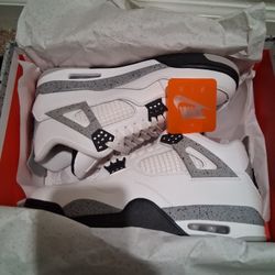 $150 Jordan 4 White Cement Size 9 1/2
