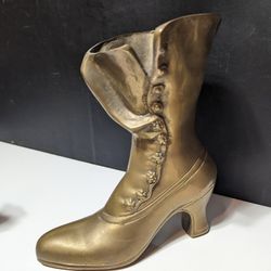 Victorian Brass Boot - 8.75" Tall Leonard Silver Co Korea

