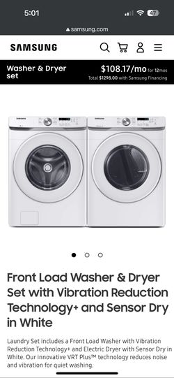 Samsung Front Loading Washer/Dryer