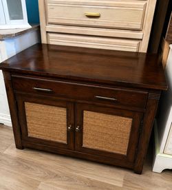 Solid wood Bernhardt cabinet 36”w x 20”d x 15”h
