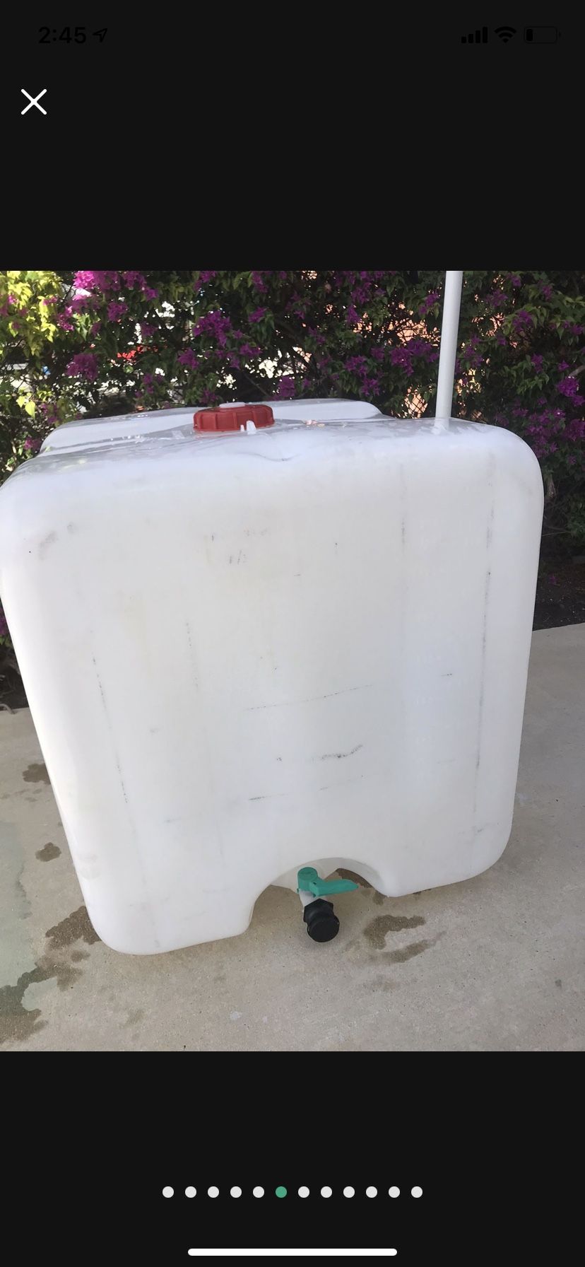 Water Tank 275 Gallons 