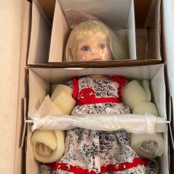 Marie Osmond Porcelain Doll Named MIMI, New In Box 