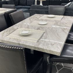 💗💯Table HH Faux Marble Chairs 🥰💥💰🤩