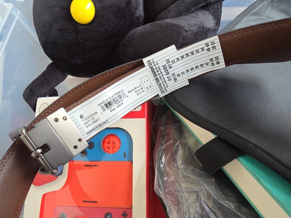 Dickies Men's Two-in-one Reversible Casual Belt Black-brown new $8