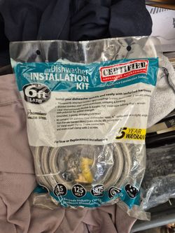 Dishwasher installation kit 6ft lot