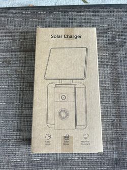Doorbell Camera Solar Charger