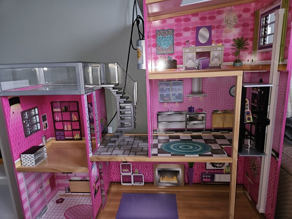 luxury modern barbie dream house