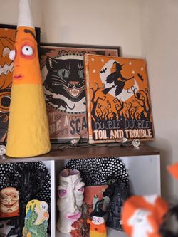 Halloween large Janelle Penner art