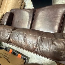 Leather Sofa 