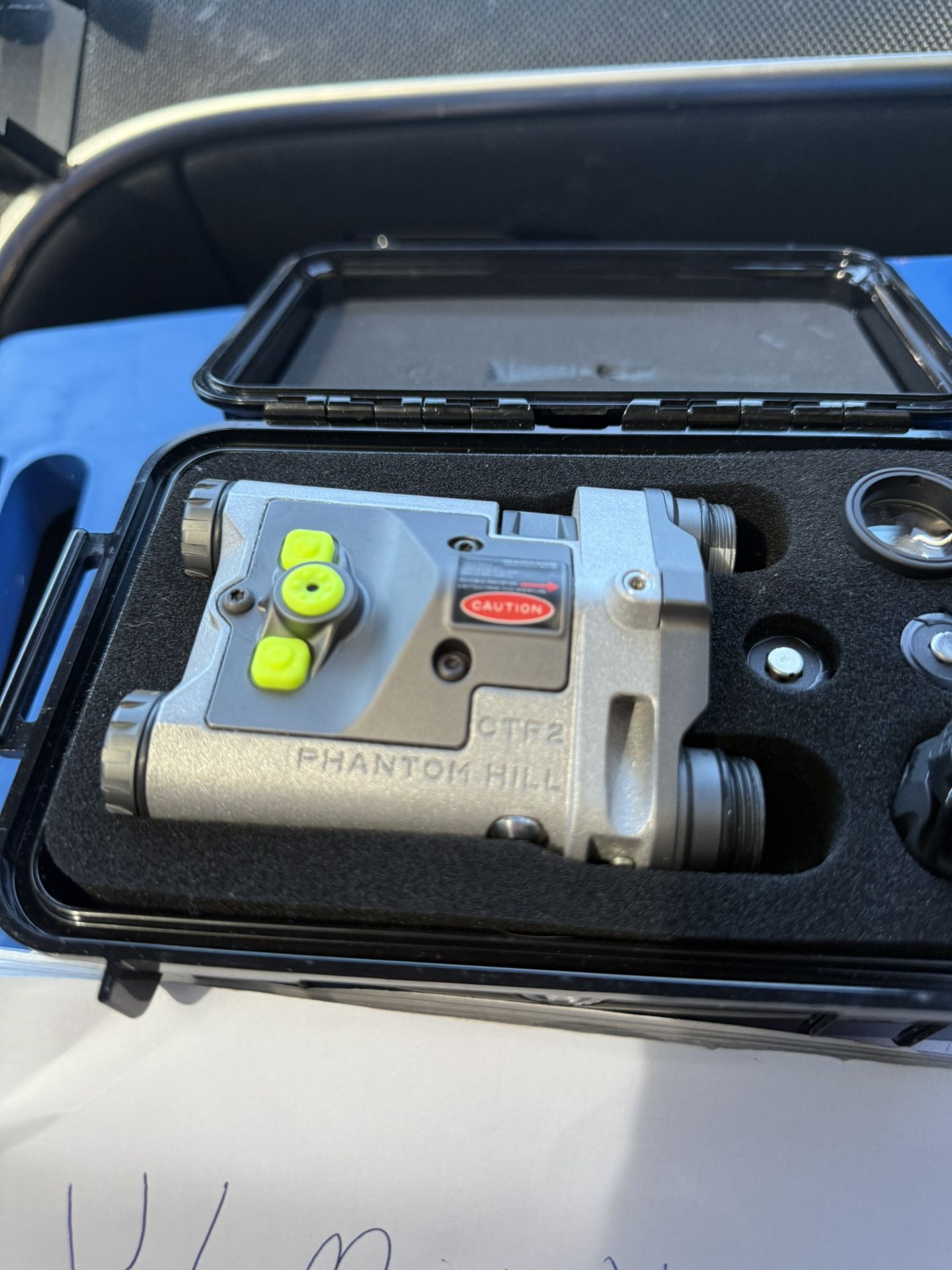 Phantom Hill Ctf2, B.E Meyers 3 Degrees IR Laser, Malkoff E1HT Light head