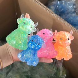 Crystal Highland Cow Squishy