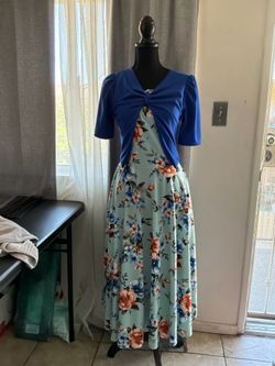 Blue dress