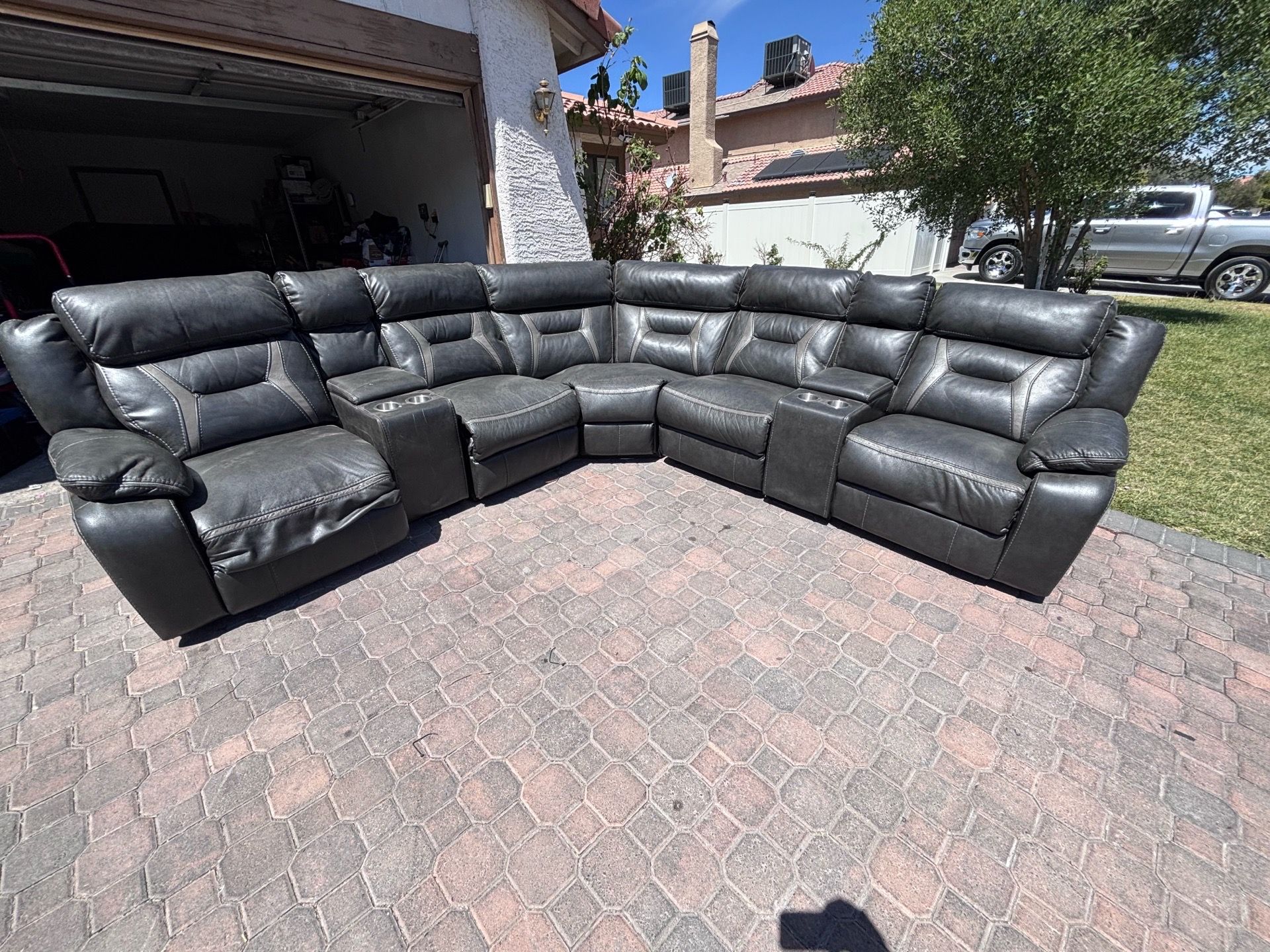*AS IS* Sectional Power Recliner Couch 🛋️