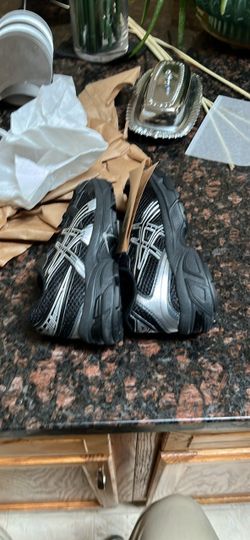 ASICS Running Sneakers Black and Silver
