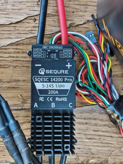 Quantum 453500 KV motor and ESC brand new 200 amp