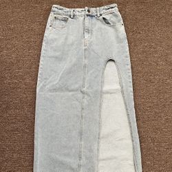 WOMENS NEW JEAN SKIRT 