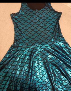 Mermaid Blue Dress/costum