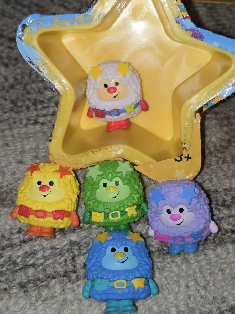 Rainbow Brite Sprite Characters & Twink RARE Mico 1.5" Collectible Figure Combo Set