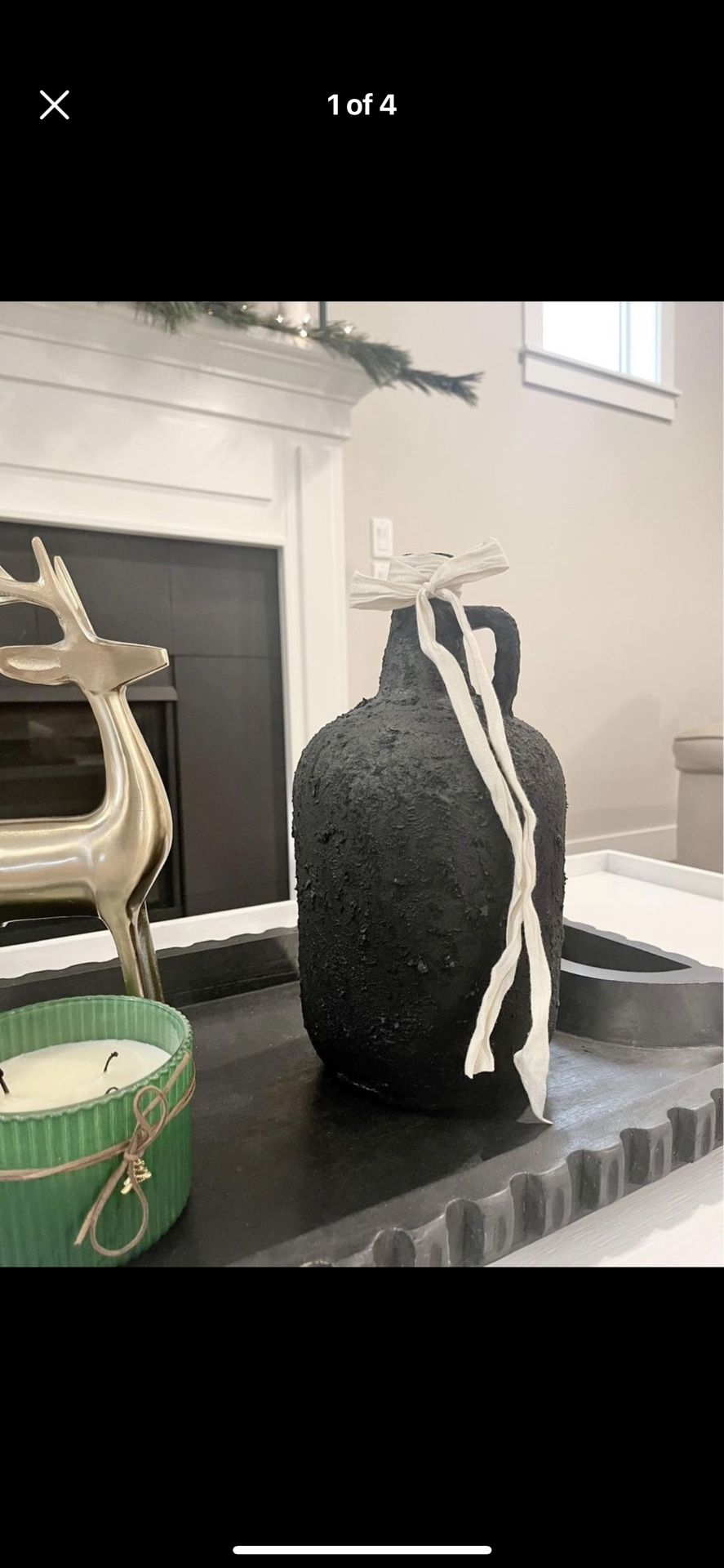 Textured Matte Decor Vase