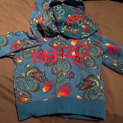 Kenzo sweatshirt and matching hat