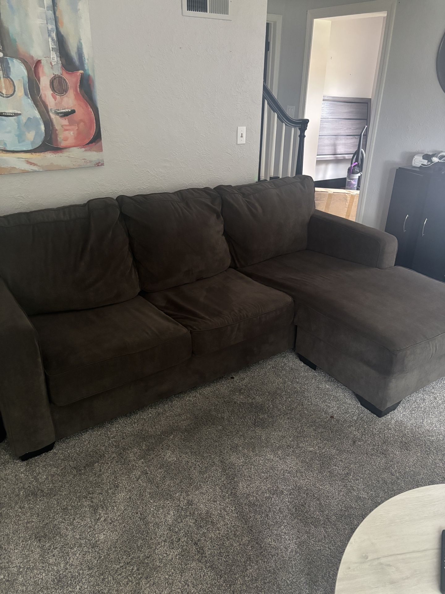 Dark Grey Sectional Couch