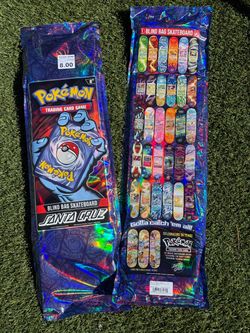 Pokemon X Santa Cruz Skateboard Deck Blind Bag