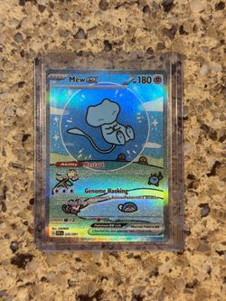 Pokemon Bubble Mew ex Special Illustration Rare SIR Paldean Fates Near Mint NM