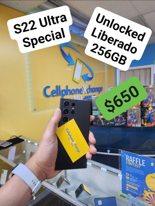 Samsung S22 Ultra Unlocked LIBERADO 256gb