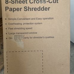 New Paper Shredder