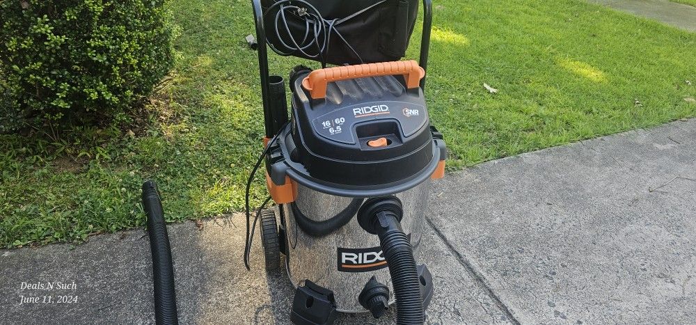 Rigid 16 Gallon Peak 6.5 Peak HP Shop Vac