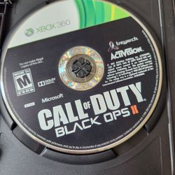 Xbox 360 Call Of Duty Black Ops II Video Game