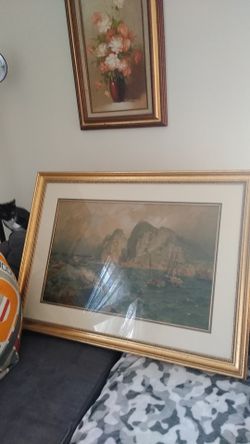 Antique picture frame