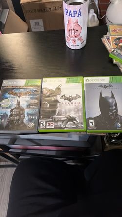 Batman Arkham Trilogy Xbox 360 Games Bundle