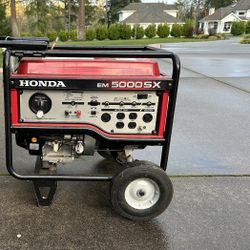 Honda generator EM 5000sx