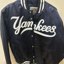Mitchell & Ness Satin Yankee Bomber Style 