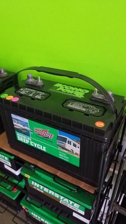 Marine Deep Cycle Batteries.