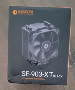 Brand new in box. ID-COOLING SE-903-XT Black CPU Cooler 92mm Fan for Intel/AMD LGA AM4 AM5