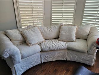 White/Beige Couch