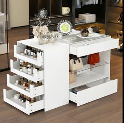 Closet island vanity