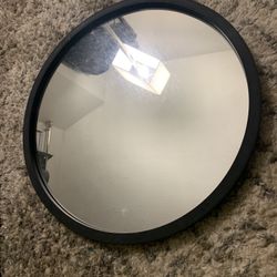 Black Circle Mirror 