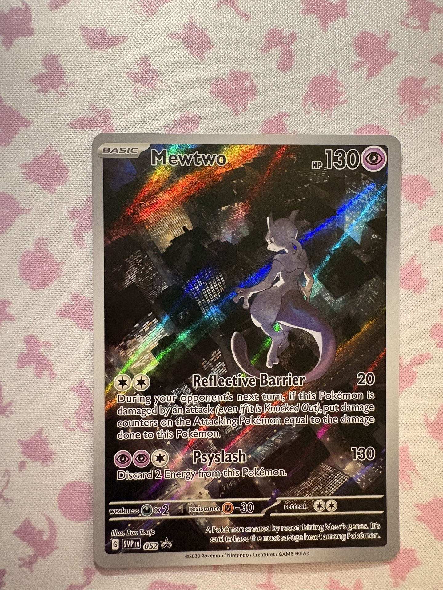 Mewtwo SVP 052 Scarlet & Violet Black Star Promo Holo Rare NM/M Pokemon Card