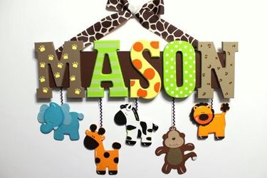 Personalized wall decor for kids room