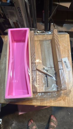Never used brand new - wood soap mold